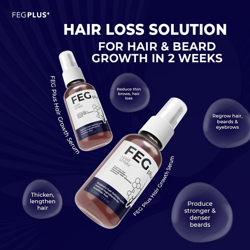 FEG® Advanced Hair Growth Spray – Revitalize Roots & Boost Thickness