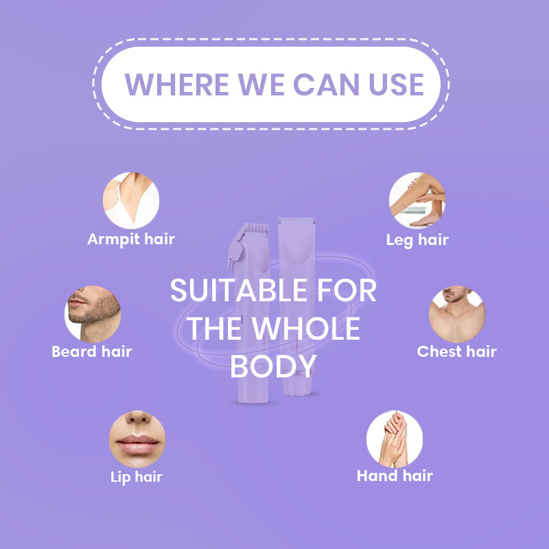 2 in 1 Women Body Shaver - Dual Side Heads (Quick & Easy)