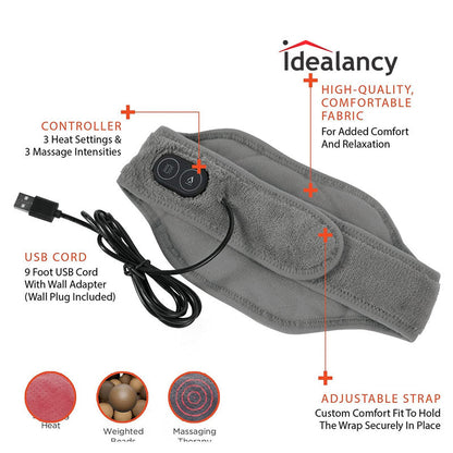Calming Heat™ Vibrating Neck Wrap – Soothing Heat & Massage in One