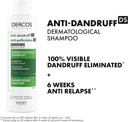 Vichy Dercos Anti-Dandruff Treatment Shampoo 🌿 200ml