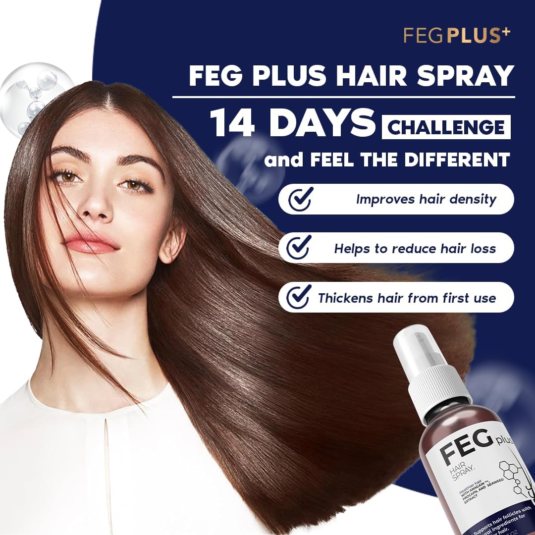 FEG® Advanced Hair Growth Spray – Revitalize Roots & Boost Thickness