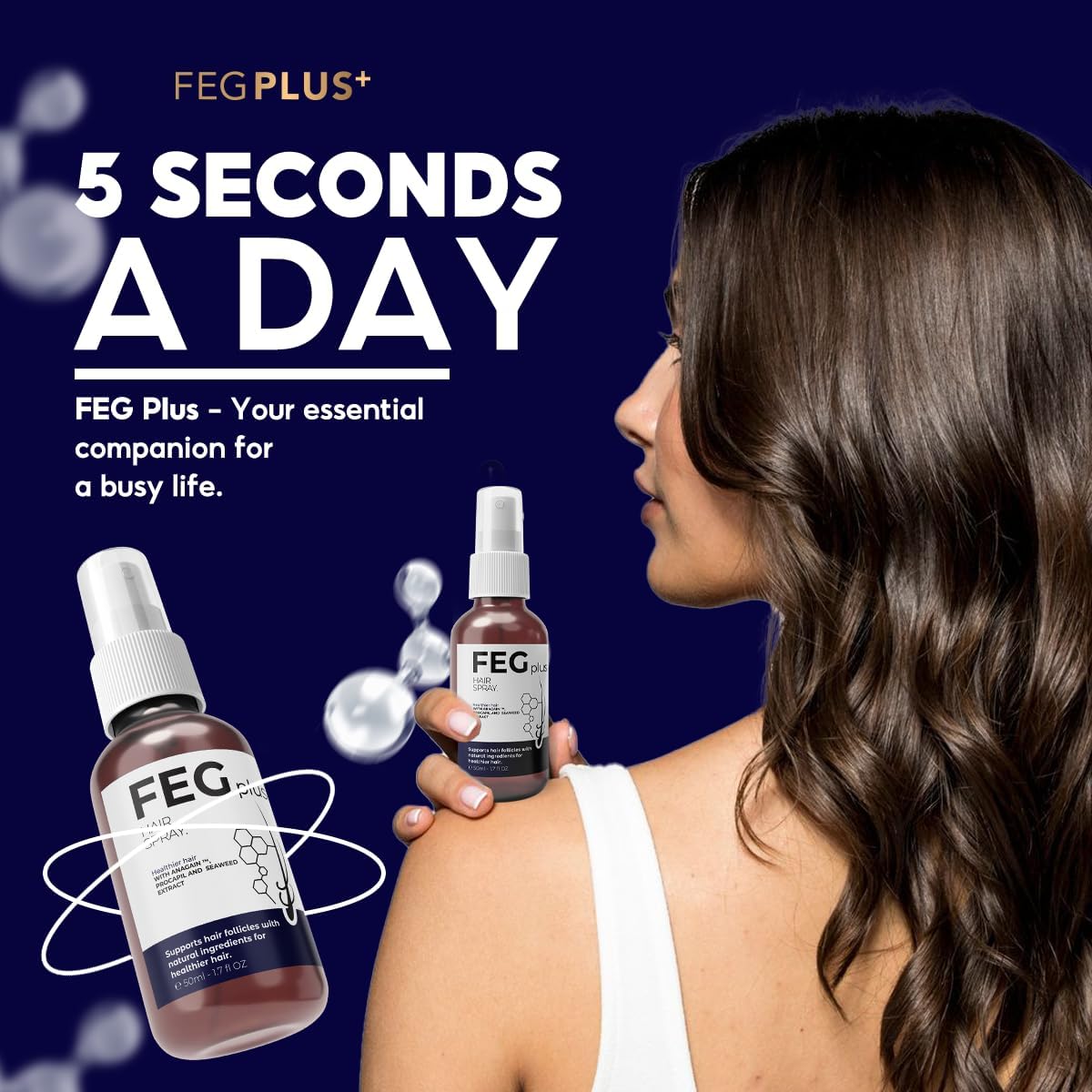 FEG® Advanced Hair Growth Spray – Revitalize Roots & Boost Thickness