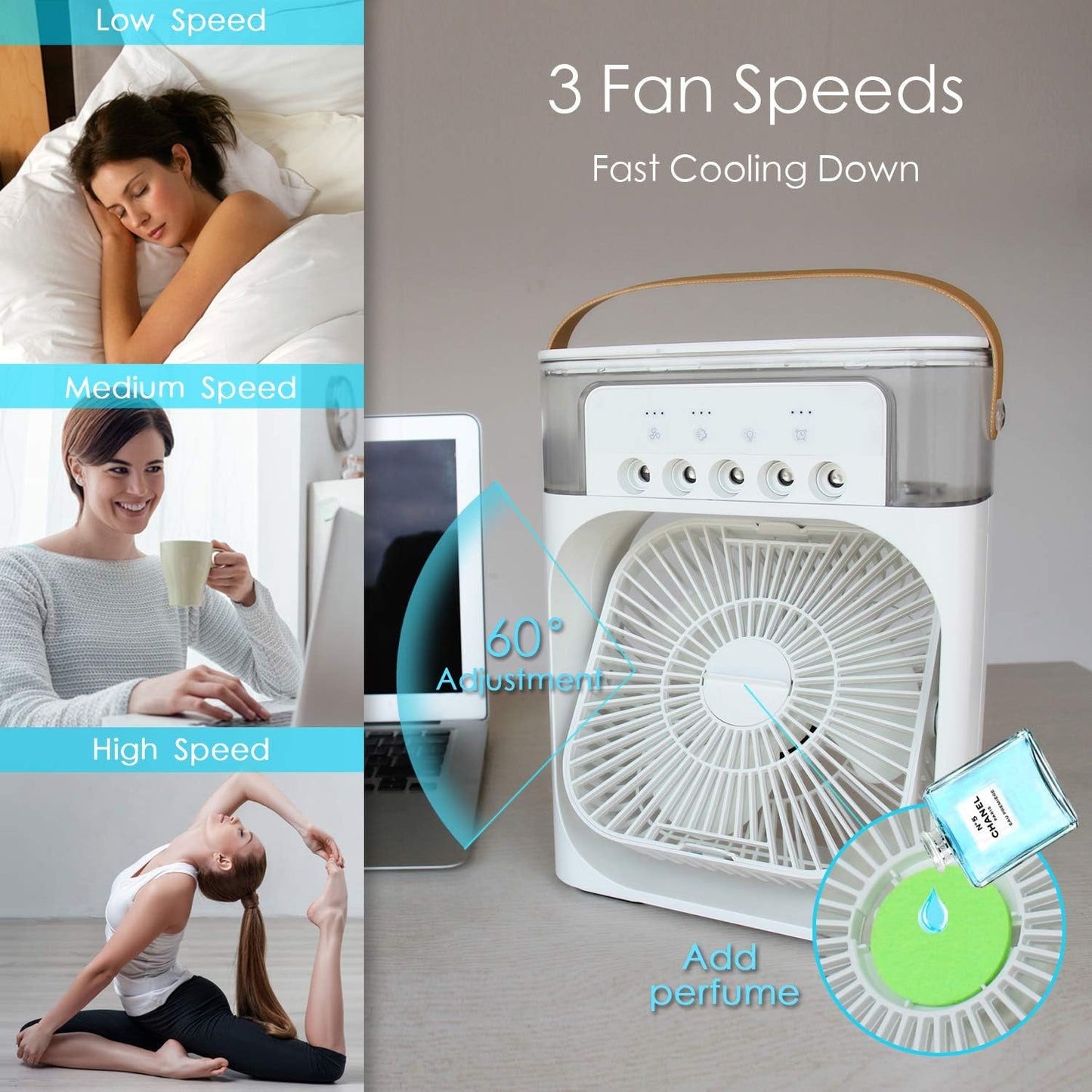 Mini AC Cooler - for Home & Office - 🥶 Instant Cooling 🥶⭐⭐⭐⭐⭐