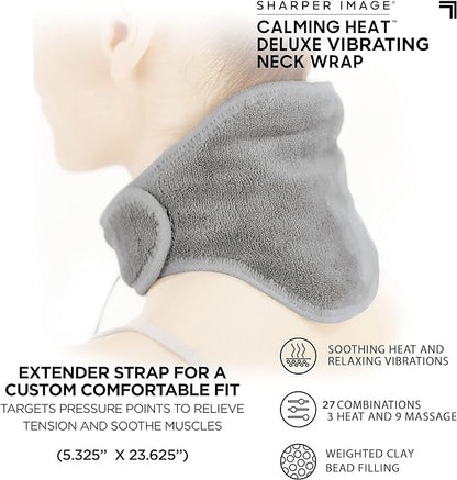 Calming Heat™ Vibrating Neck Wrap – Soothing Heat & Massage in One