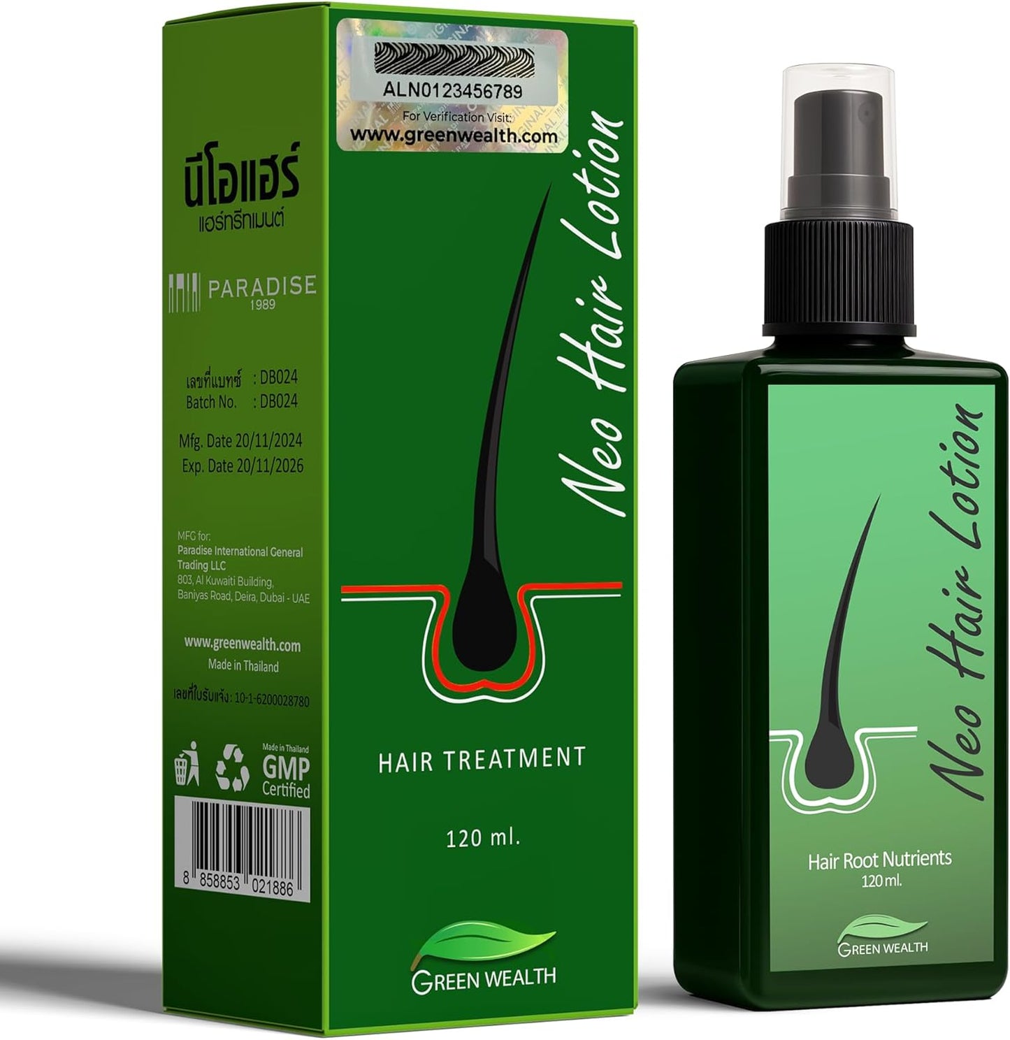 Hair Care Growth Lotion Spray 100% Original Guaranteed