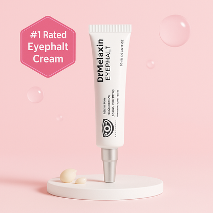 Dr.Melaxin Eyephalt Eyebag Cream for Puffiness, Dark Circles & Fine Lines, Wrinkle, EGF Anti-Aging Under Eye Moisturizer with Niacinamide &Ceramide 0.33 fl.oz.