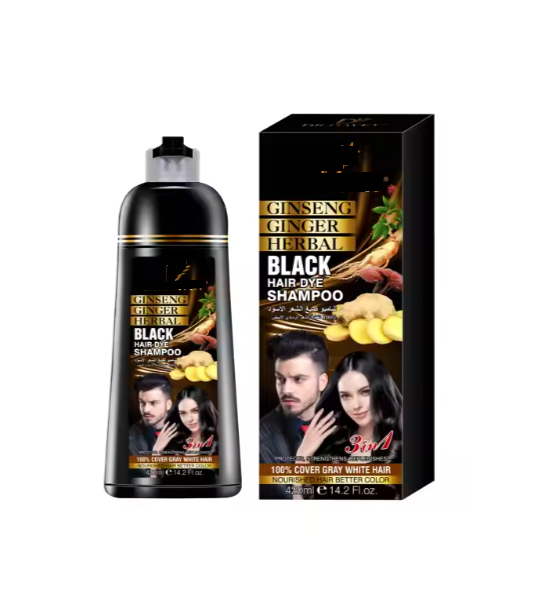 Instant Hair Dye Shampoo (420ml) Sufficient for 2 Months