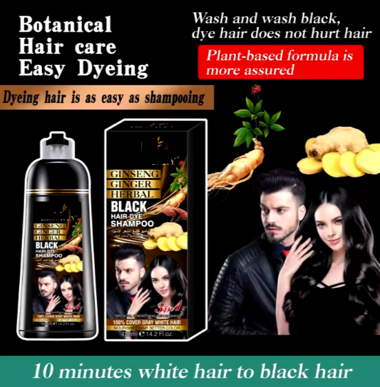 Instant Hair Dye Shampoo (420ml) Sufficient for 2 Months